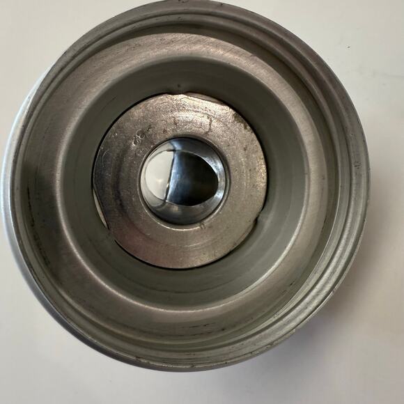 Vintage Mirro Cookie Pastry Press12 Discs Decorator Tips Aluminum Wood Stand - Picture 5 of 8